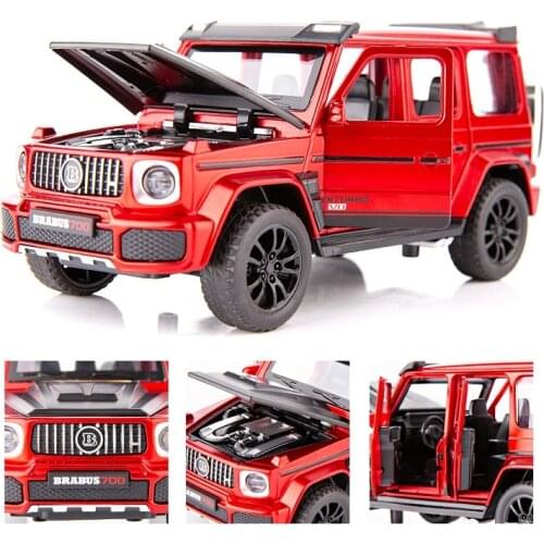 High Simulation 1:32 G700 SUV Diecast Metal Car Model Vehicle Sound And Light Pull Vehicle Car Kids Toys Gifts Collection