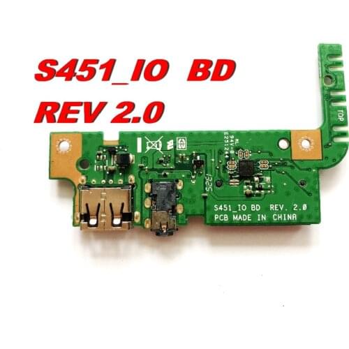 Original For ASUS S451 USB AUDIO SD CARD BOARD S451_IO BD REV 2.0 Tested good free shipping