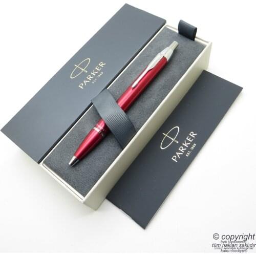 Parker IM Red Metal Ballpoint Pen CT | İsme Custom