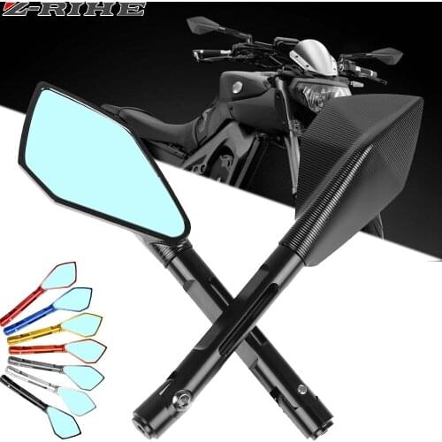 Universal Motorcycle Rearview Mirror moto CNC Side Mirrors For YAMAHA ys 150 tmax 530 tdm 850 fz6n mt10 c8 nmax 155 fazer8 etc