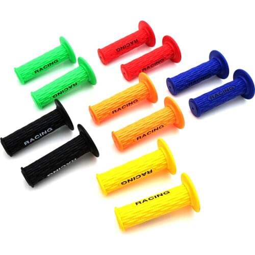 Universal 7/8'' 22mm Rubber Hand Grips Handlebar Motorcycle Dirt bike Custom ATV For KTN Honda Yamaha Suzuki Kawasali Touring