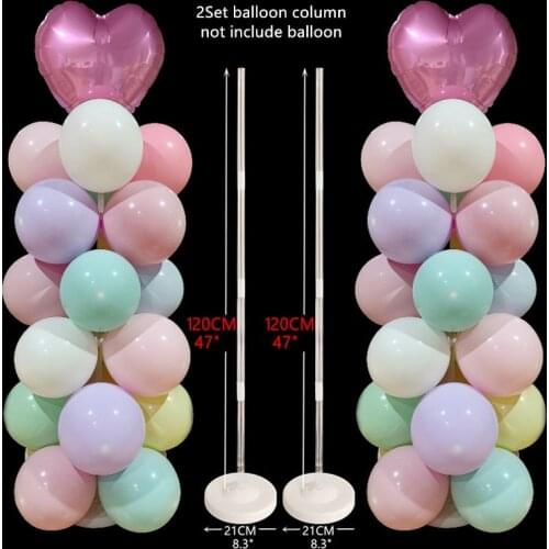 1set Birthday Party Balloons Stand Wedding Ballons Birthday Party Decorations Kids Adult Balloon Holder Column Balloon Stick