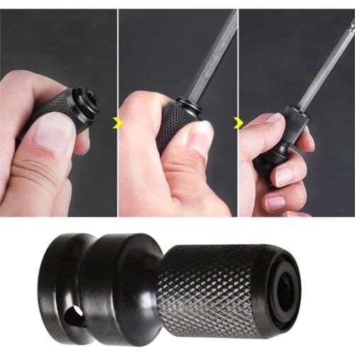 1Set Steel 1/2" Square To 1/4" Hex Ratchet Socket Wrench Socket Adapter Spanner Set Drive Converter Impact Tool Dropshipping