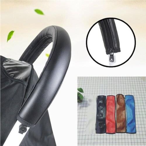 2020 Baby Pram Handle PU Leather Pushchair Stroller Armrest Case Protective Cover for babyyoya yoya Pram Stroller Accessories