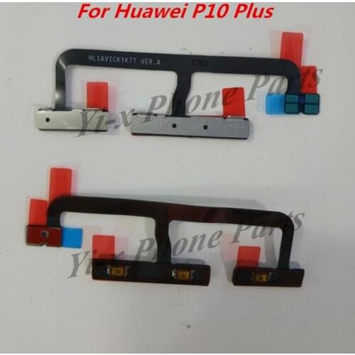 10PCS/Lot New For Huawei P10 / P10 Plus Power On Off Volume Button Up Down Key Flex Cable Ribbon Replacement Parts