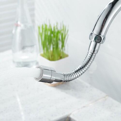 360 Angle Flexible Shaft Faucet Aerator Kitchen Sink Brass Tap Water Saving Sprayer Bubble Filter Nozzle Foamer Aerators