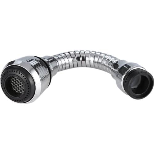 360° Rotating Kitchen Faucet Bubbler Water Saving Extended Hose Anti-Splash Nozzle Filter Shower Head Faucet Bubbler Aerator