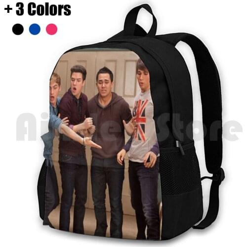 Bigtimerush Outdoor Hiking Backpack Waterproof Camping Travel Btr Funny London Movie