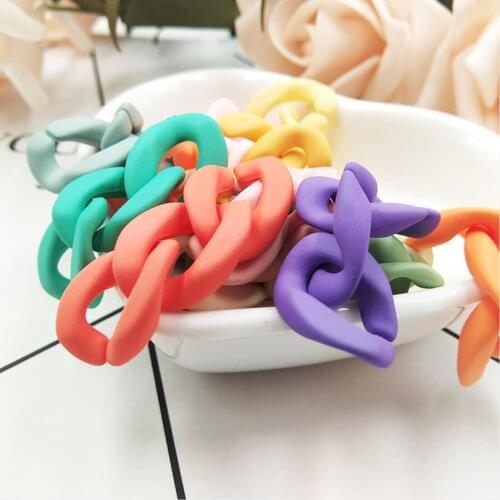 Macaron Acrylic Resin Chain Bag Strap for Handbags Women Jelly Gold Purse Chains for Plastic Bags Accessories Acrylic 60cm Belts