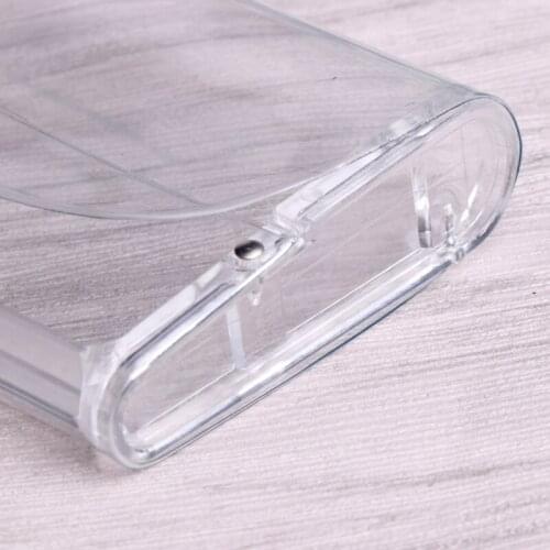 Stylish Transparent Eye Glasses Sunglasses Soft Case Box Portable Protector Holder 2XPC