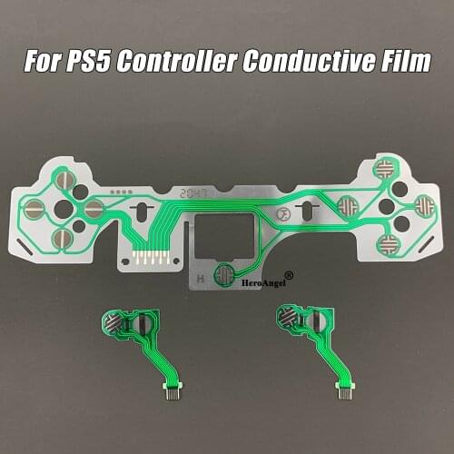 For PS5 Controller LR Conductive Film Cross Key Functional Key Film LR Function Button Flex Cable for PS5 Gamepad Repair Parts