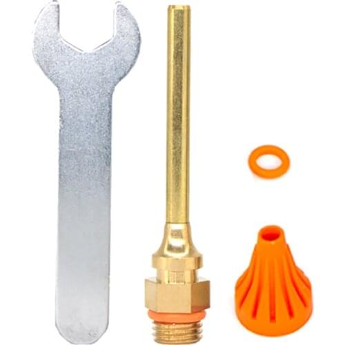1Pcs/Lot 3x70mm Long Nozzle Large Diameter Hot Melt Glue Gun Nozzle Copper Nozzle With Gum Cover,Glue Gun Spare Part