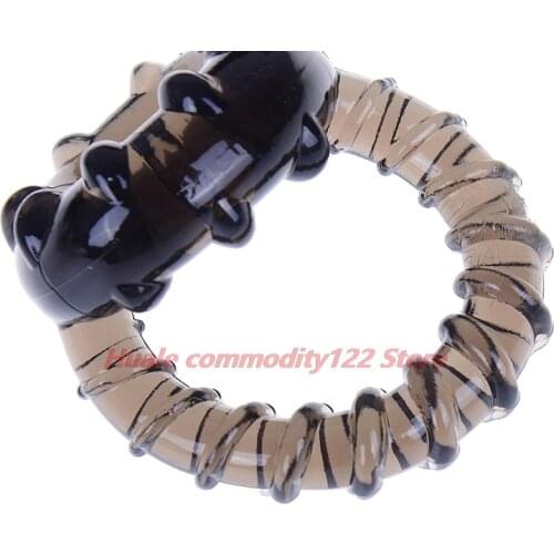New Penis Ring Couple Lover Play Games Sexy Toy Dual Ring Men Male Soft Silicone Time Delay Ring Cockring Lasting Product