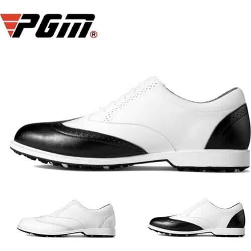 PGM Golf Mens Shoes Waterproof Casual Sports Sneakers Lace-Up Shoelaces Breathable Non-Slip XZ168 Wholesale