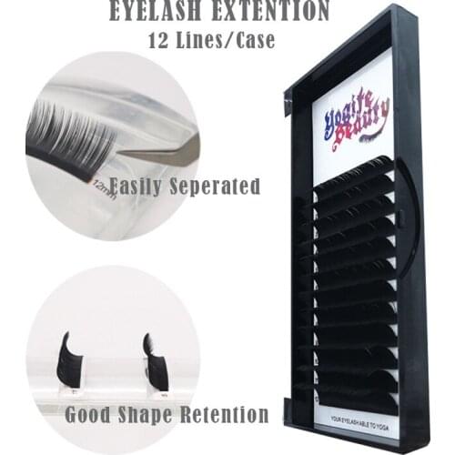 Lash Extension3 Cases Lashes Individual Volume Mink Lashes Slightly Comfortable from Yogife Beauty