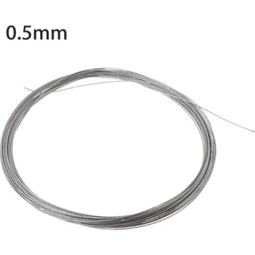 New 10m 304 Stainless Steel Wire Rope Soft Fishing Lifting Cable 7×7 Clothesline 40JA