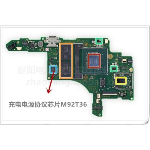 Original New M92T36 Battery Charging IC Chip For Nintend Switch Joy-Con Game Controller Mainoard