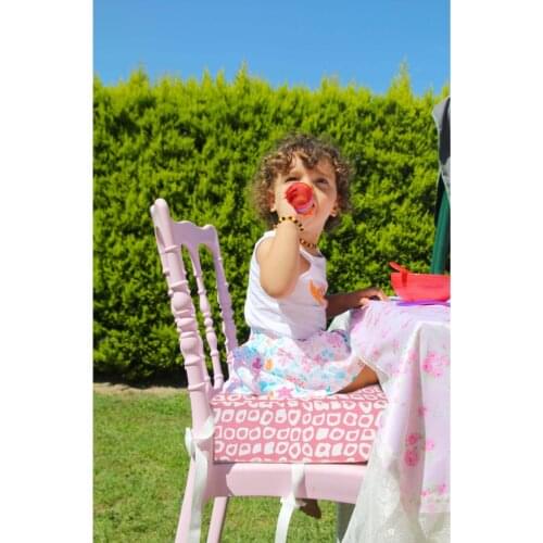 Chair Booster Cushion Pink Square İp Handle, padded Quality Pillow Cushion Seat Riser Pillow decorate