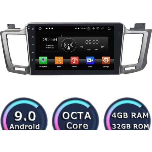 Roadlover Android 9.0 Car Multimedia Radio Player For Toyota RAV4 2012 2013 2014 2015 Stereo GPS Navigation Magnitol 2Din NO DVD