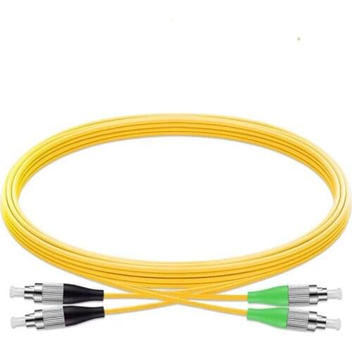Cord Jumper Cable3.0mm 9/125 SM Duplex FC/APC to FC/UPC Fiber Optic Patch Jumper Cable