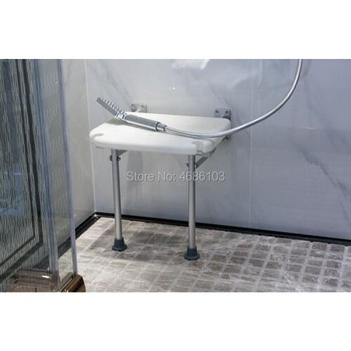 Bathroom shower seat Safety Bathroom Folding shower seat Wall Mounted Shower Chair Wall Stand Chair special stool for shoes sto