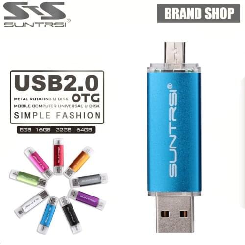 Suntrsi Pen drive 64gb 2.0 8gb 16g 32GB USB Flash Drive 128gb Pendrive waterproof usb stick u-disk key gift for PC