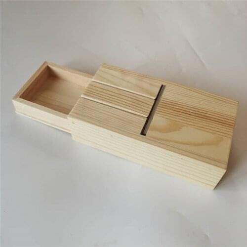 Solid Pine Wooden Soap Loaf Cutter Mould Beveler Planer Soap Making Mold DIY Arts Crafts Project Candle Trimming Cutting Tools