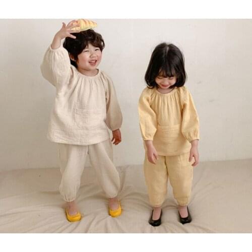 Spring Summer Kid Girls Candy Colors Pajama Sets.Toddler Kid‘s Pocket Pyjamas Set Flowers Home Sleepwear.Children’s Clothing