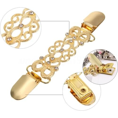 Hot Sale 1PC Cardigan Duck Clips Clasp Alloy Shawl Blouse Sweater Cloth Shirt Collar Holder Clip Accessories High Quality