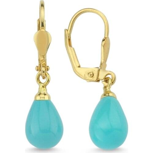 Gold Pearl Earrings TTGKPA28-Certified 14K Gold-A perfect gift for your Loved Ones-Ephesus Gold & Diamond