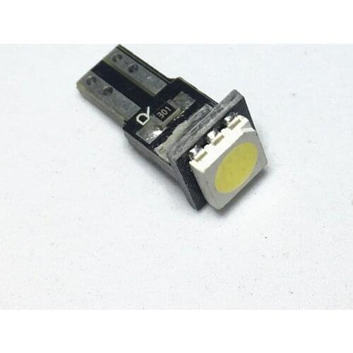 1000PCS Instrument lamp 5050 1smd Bulb white Car Lamp T5 led door Wedge Gauge reading lamp bulb 12V motorcycle dashboard light