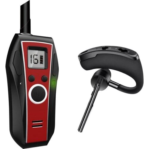 1pz Bluetooth walkie talkie headphone wireless intercom handset usb charger portable headphone mini radio handphone