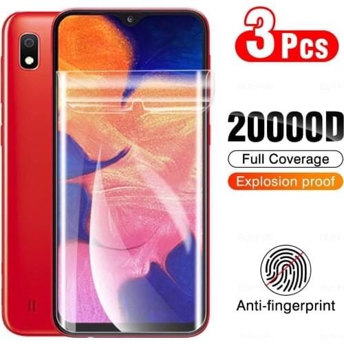 3Pcs Matte Hydrogel Protector Film Not Glass For Samsung Galaxy A10 On Samsun A 10 6.2" Protective Clear Phone Screen Cover Film