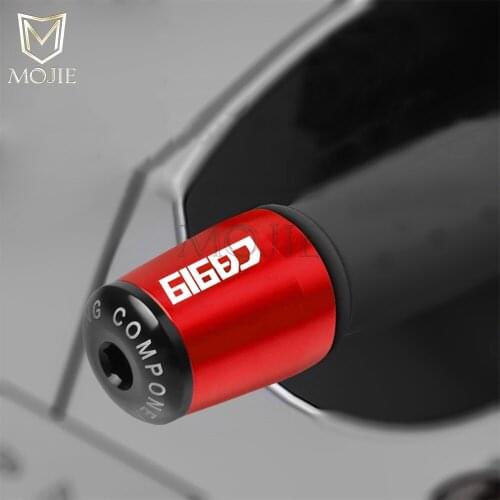 Motorcycle Accessories 7/8" 22MM Handlebar Hand Grips Handle Bar End Cap For Honda CB919 CB 919 2002-2007 2003 2004 2005 2006