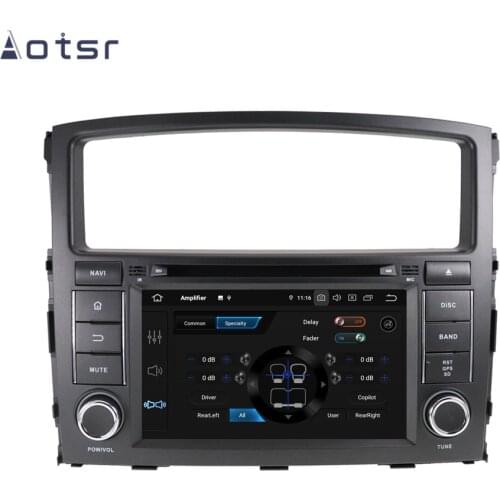 Aotsr 7" Android 9.0 Car GPS navigation DVD Player For MITSUBISHI PAJERO 2006-2012 multimedia radio recorder navigation stereo