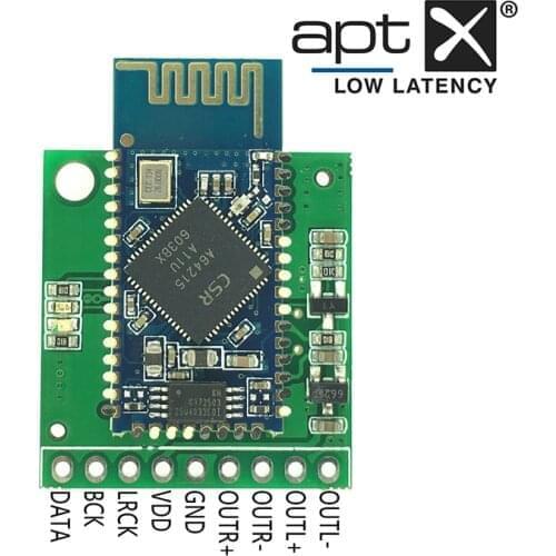 CSRA64215 Bluetooth 4.2 Stereo Module Group Differential Analog Balanced I2S Digital Audio Output Backplane