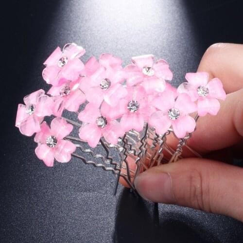 Elegant 2019 Wedding Bridal Girls Hair Pins Clips Crystal Simulated Pearl Floral Hairpin Ornaments Bridesmaid Hairwear Jewelry