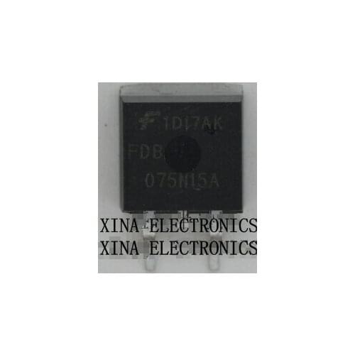FDB075N15A FDB075N15 FDB 075N15A 150V 130A TO-263 ROHS ORIGINAL 10PCS/lot Free Shipping Electronics composition kit