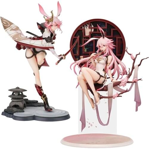 25-35cm Honkai Impact 3 Kiana Kaslana Sakura Yae Heretic Miko PVC Action Figure adult Collection Model Toy Doll Gifts