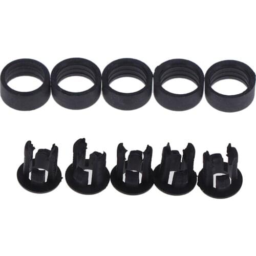 20Set 3mm/5mm Plastic LED Holders Clips-Bezels Mounts Cases With Outer Ring Tool Parts