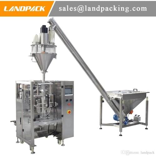 Multifunction Automatic Powder Vertical Form Fill Seal Machine Matching Screw Feeder
