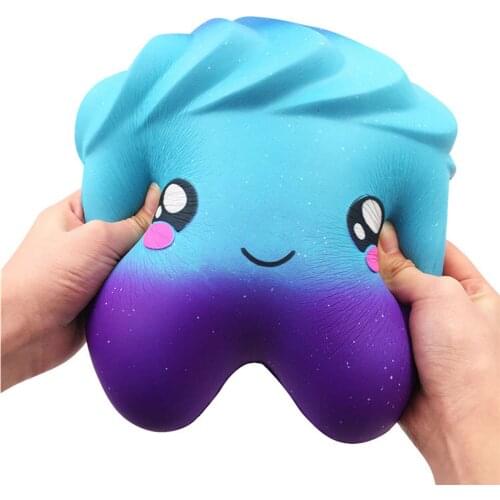 Besegad Large Big Soft Jumbo Squishies Cute Tooth Toy Slow Rising Squeeze for Children Kids Gifts Adults Relieves Stress Anxiety