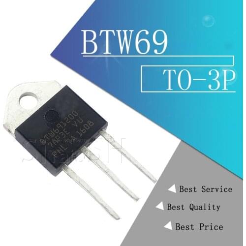 5pcs BTW69-1200 TO-3P BTW691200 TO3P BTW69 1200V BTW69-1200RG SCR new original