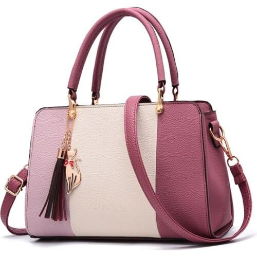 2021 Hot Women Leather Handbag Shoulder Messenger Crossbody Satchel Ladies Purse Tote Bag Large Capacity Waterproof New