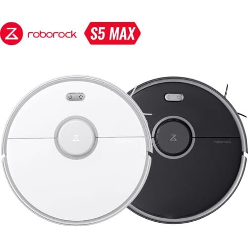 Roborock S5 Max Robot Vacuum Cleaner Smart Sweeping Cleaning Electric Mop Upgrade of S50 S55 Home Carpet Dust Robotic Collector