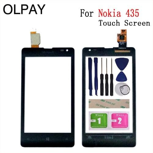 Mobile Phone Touch Screen Digitizer 4.5" inch For Nokia Microsoft Lumia 435 532 N435 N532 Touch Glass Sensor Replacement Parts