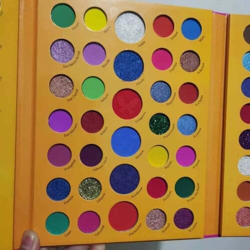 Long-Lasting Matte & Shimmer Bright Color Eyeshadow Palette 64 Colors Crayons iShadow Cosmetics Easy To Wear 24Pcs/Lot DHL