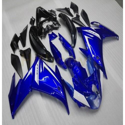 Custom motorcycle article for FZ6R 2009 2010 FZ6 09 10 ABS motorcycle Fairing hull Screws blue