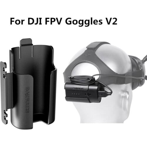 For DJI FPV Goggles V2 Battery Clip Holder Cable Management Winder Protective Case Accessories Sunnylife Spare Parts