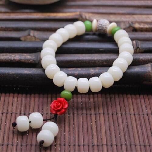 CHENFAN Crystal White Opal Thai Jixiang Bracelet for wome Jewelry Multilayer Beaded Bracelet Fresh and natural Girlfriend gift